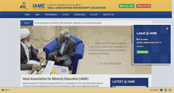 Desktop Screenshot of iameonline.com